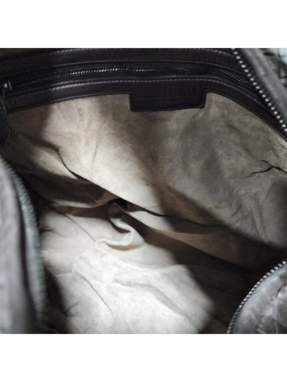 BOTTEGA VENETA Ebano Intrecciato Woven Nappa Leather Large Belly Hobo Bag Chocol
